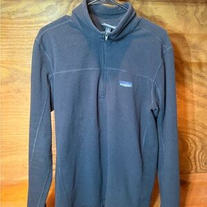 Patagonia Navy Quarter-Zip Fleece